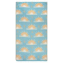 BEACH TOWEL SAND CLOUD TRESTLES - W/ ZIPPER POCKET