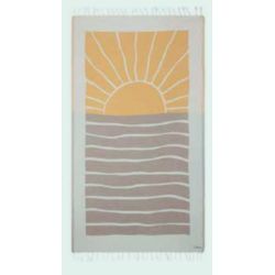 BEACH TOWEL SAND CLOUD Range Stripe - Dobby