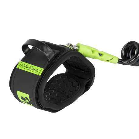 TRISTAN ROBERTS BICEPS LEASH 8MM PPS (U, BLACK/GREEN)