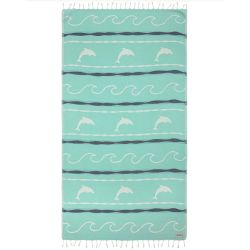 BEACH TOWEL SAND CLOUD CALICO